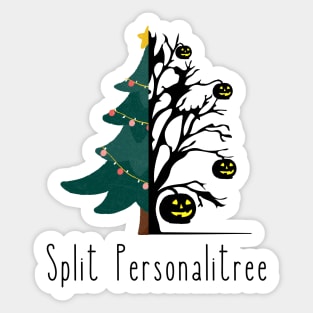 Split Personalitree Sticker